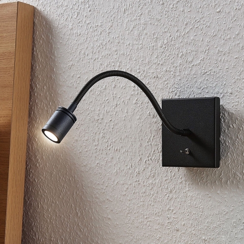 Lindby - Mayar Wandlamp Black