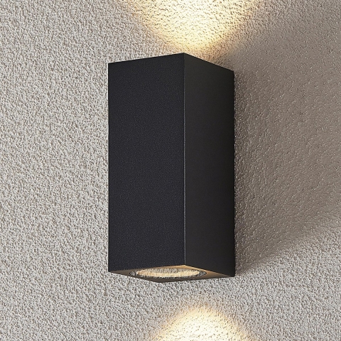 Lucande - Lavina Up/Down Buiten Wandlamp Dark Grey