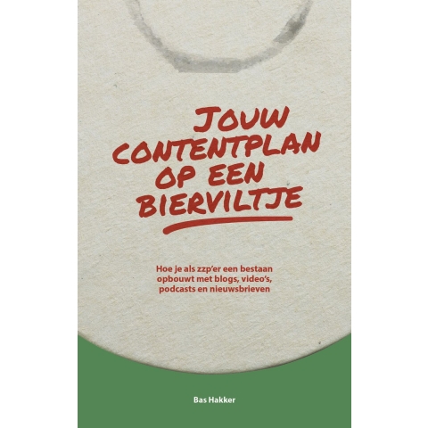 Jouw contentplan op een bierviltje (Paperback)