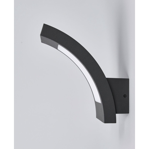 Lucande - Juvia LED BuitenWandlamp Graphite