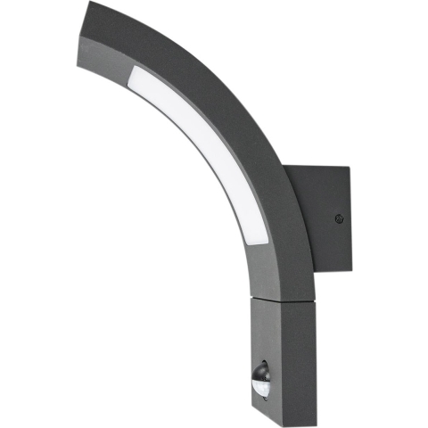 Lucande - Juvia LED BuitenWandlamp w/Sensor Graphite