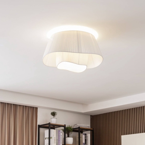 Lindby - Eryndor Plafondlamp Wit
