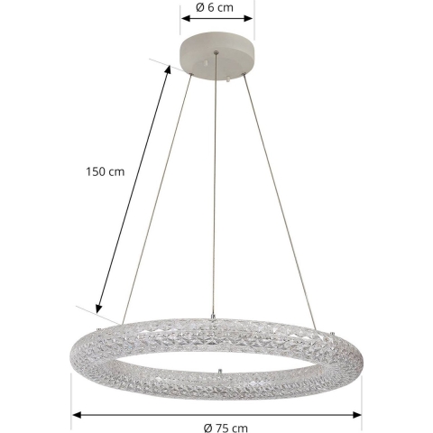 Lucande - Tumata LED Smart Hanglamp w/Remote Kleur