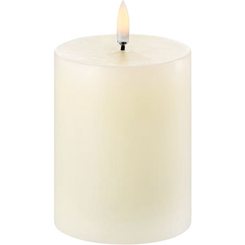 Uyuni Lighting - Pilaar Kaars LED 7,8x10 cm Ivory