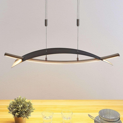 Lucande - Marija Hanglamp L90 Black/Gold