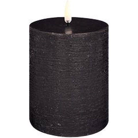 Uyuni Lighting - Pilaar Kaars LED 7,8x10,1 cm Rustic Forest Black