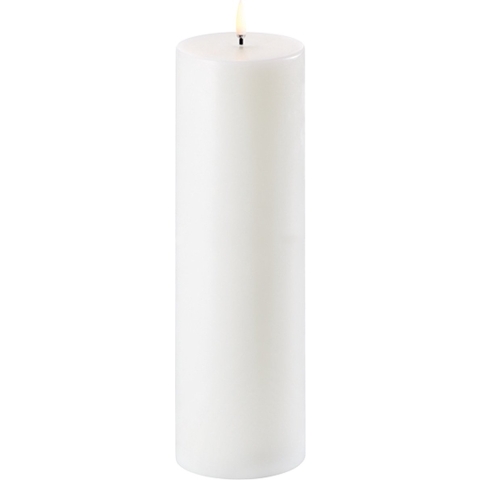 Uyuni Lighting - Pilaar Kaars LED 7,8x25 cm Nordic White