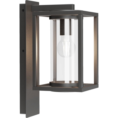 Lucande - Ferda Down Buiten Wandlamp IP44 Graphite