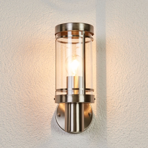 Lindby - Djori Buiten Wandlamp Steel