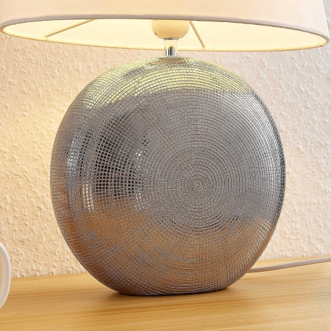 Lindby - Florentino Tafellamp Silver/White