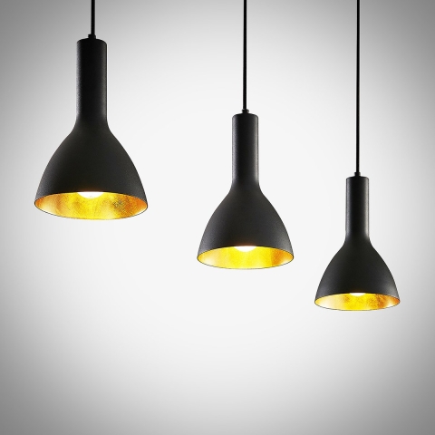 Arcchio - Cosmina 3 Hanglamp Black/Gold