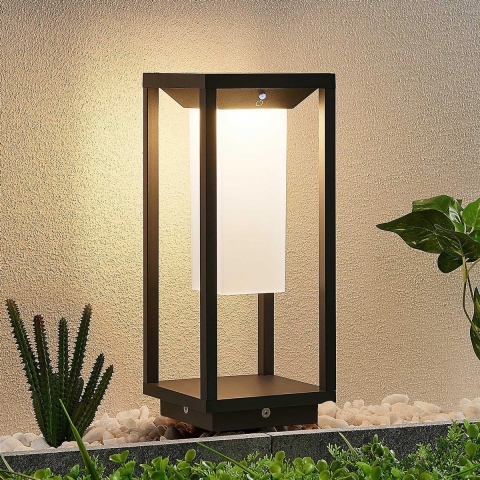 Lucande - Eliel Solar Cell Lamp H34 Graphite