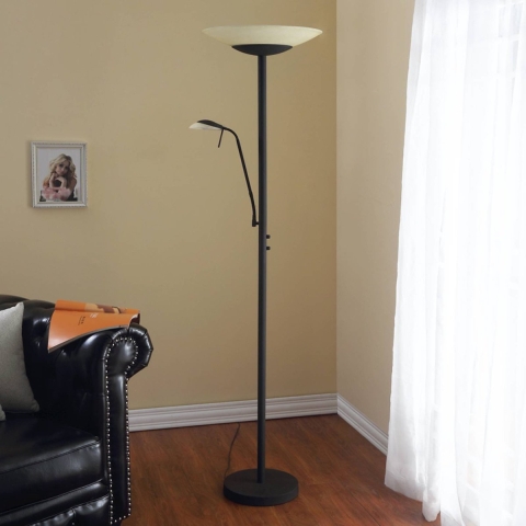 Lindby - Ragna LED Vloerlamp Black