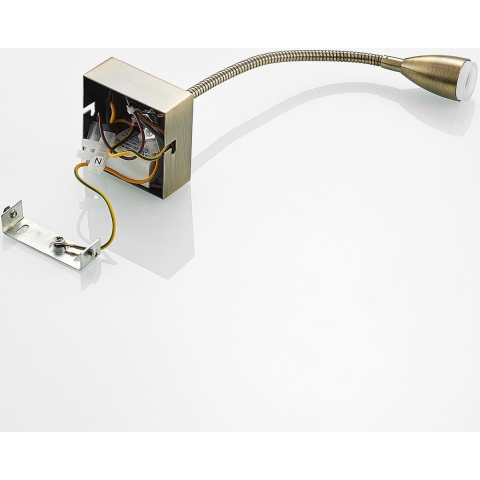 Lindby - Jolka LED Wandlamp Brass