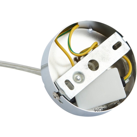 Lucande - Bidolo Hanglamp IP44 Chroom