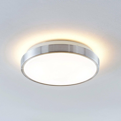 Lindby - Emelie Plafondlamp Alu/White
