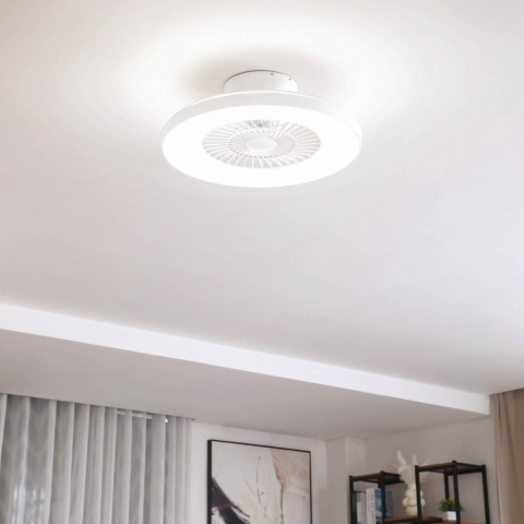 Lindby - Paavo LED Smart Plafondventilator Grijs