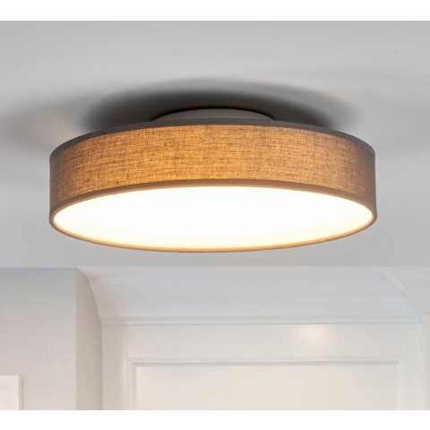 Lindby - Saira Plafondlamp Ø30 Grey/White