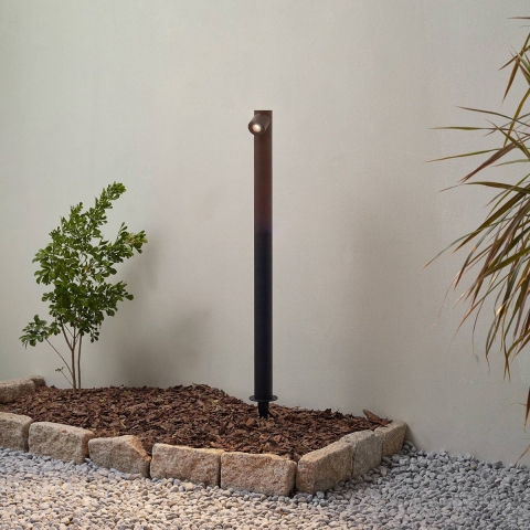 Lindby - Luzian LED Tuinlamp H80 w/Speer Zwart