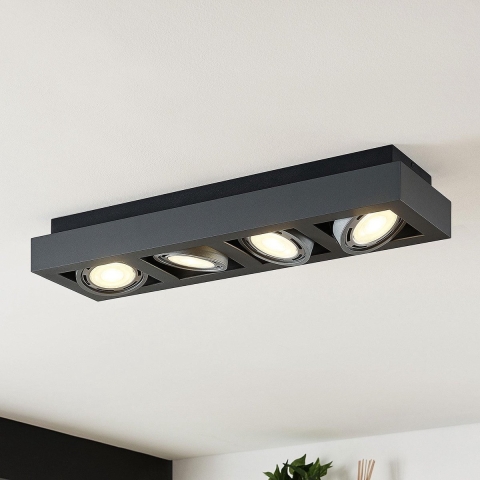 Arcchio - Ronka 4 Plafondlamp Dark Grey