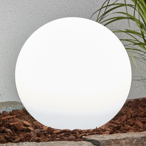 Lindby - Lago Solar Cell Lamp Ø30 White