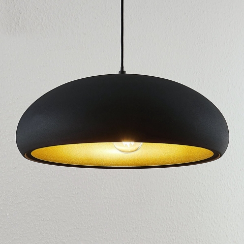 Lindby - Gerwina Hanglamp Black/Gold
