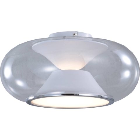 Lucande - Orasa LED Plafondlamp Wit/Helder
