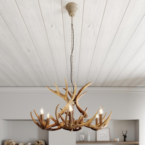 Lindby - Fibi Hanglamp Brown