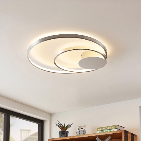 Lindby - Nerwin Plafondlamp Alu