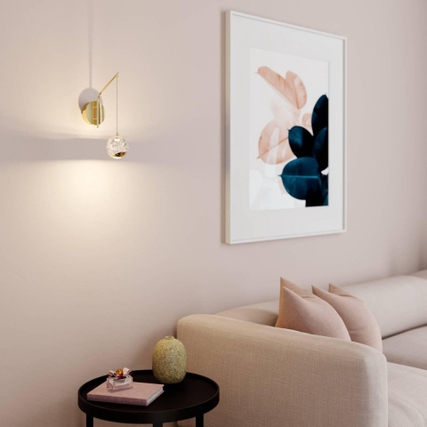 Lucande - Hayley LEDWandlamp Gold