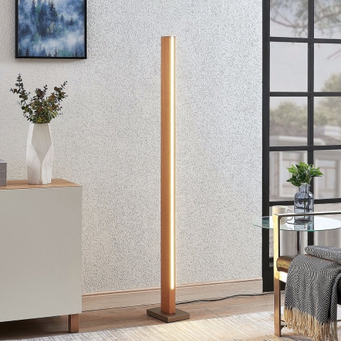 Lucande - Tamlin Vloerlamp Beech