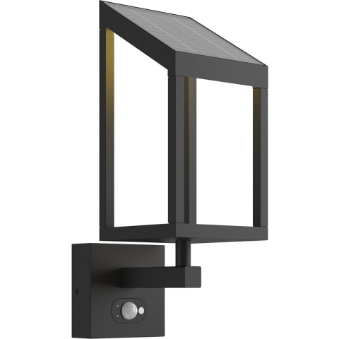 Lucande - Timeo LED SolcelleWandlamp Graphite