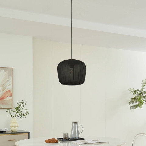 Lindby - Helin Hanglamp Ø35 Zwart