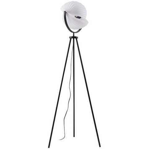 Lucande - Helva Vloerlamp Zwart/Wit