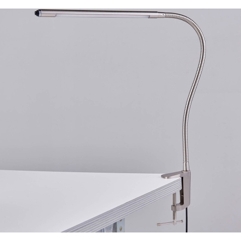 Lindby - Lionard LED Klemlamp Nickel