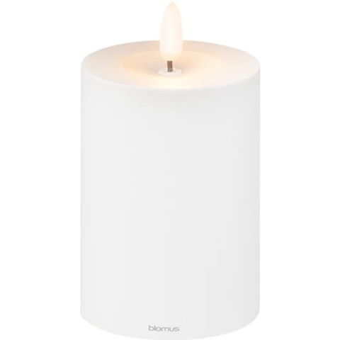 Blomus - Noca LED Cilinderkaars S White
