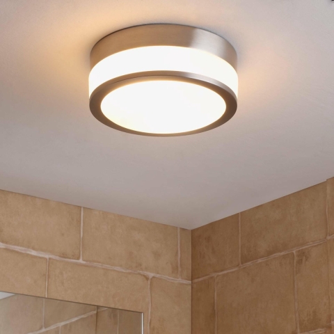 Lindby - Flavi Plafondlamp Opal/Nickel