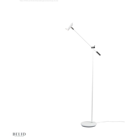 Belid - Cato Vloerlamp Dim. Mat Wit