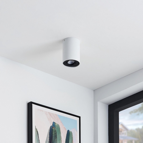 Arcchio - Jolina Round Plafondlamp Black/White