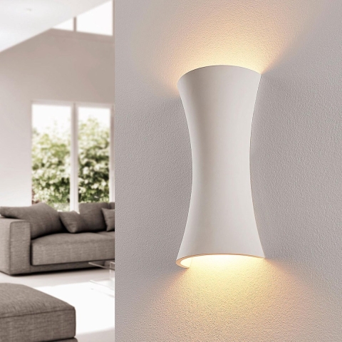 Lindby - Edon Wandlamp Cast White