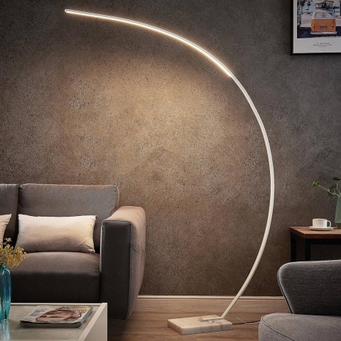 Lindby - Kendra LED Vloerlamp White