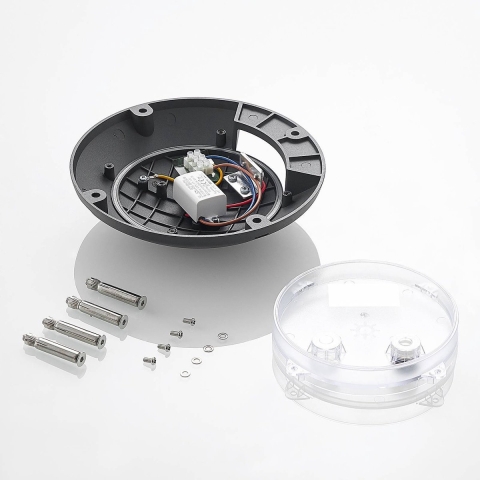Lindby - Cormac 1 LED Begraven Spot Dark Grey