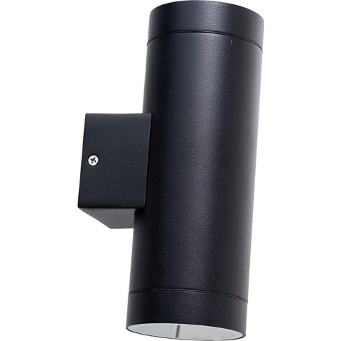 Dyberg Larsen - Stege Buiten Wandlamp Up/Down Mat Zwart DybergLarsen