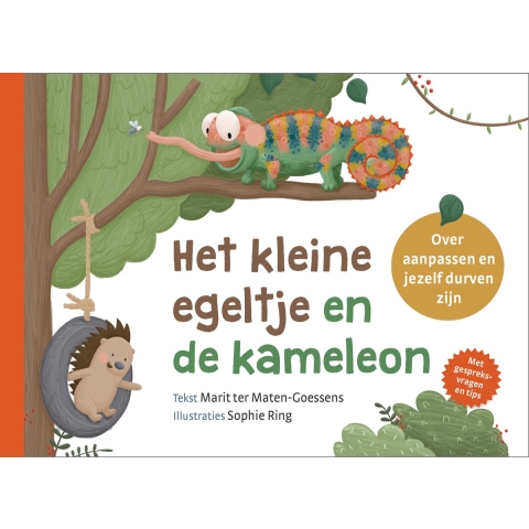 Het kleine egeltje en de kameleon (Hardback)