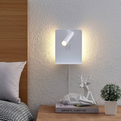 Lucande - Zavi LEDWandlamp USB White