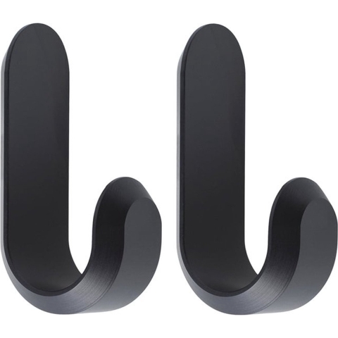 Normann Copenhagen - Curve Kapstokhaak 2 pcs. Mini Matt Black