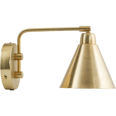 House Doctor - Game Wandlamp 20cm Geelkoper