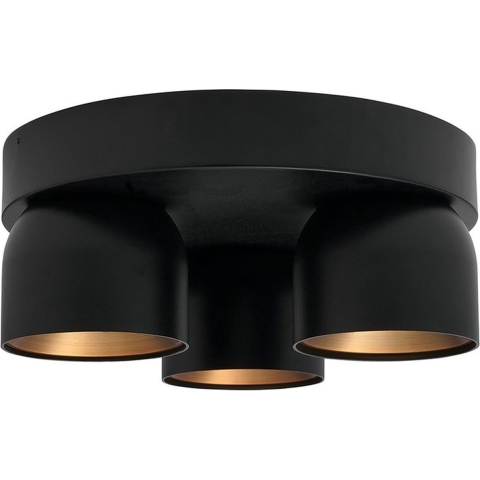 Nordlux - Pitcher 3 Round Plafondlamp Black