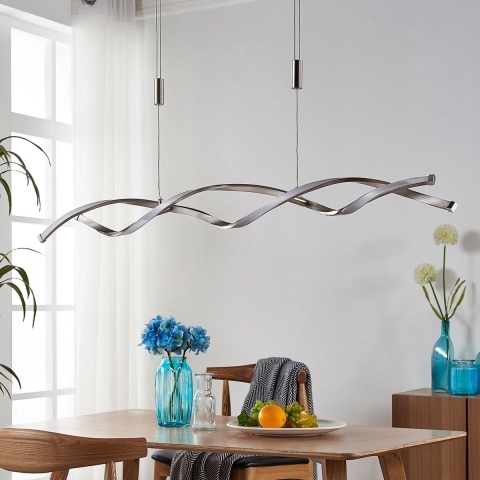 Lindby - Auron Hanglamp Nickel/White