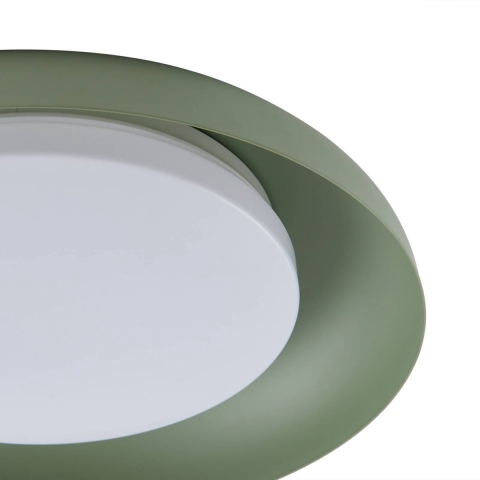 Lindby - Florie LED Plafondlamp Licht Groen